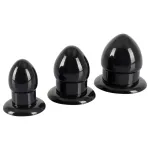 You2Toys - Stretching Plug Kit - anál plug szett - 3 db (fekete)