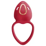 You2Toys - viselhető vibrációs csiklóizgató (piros)